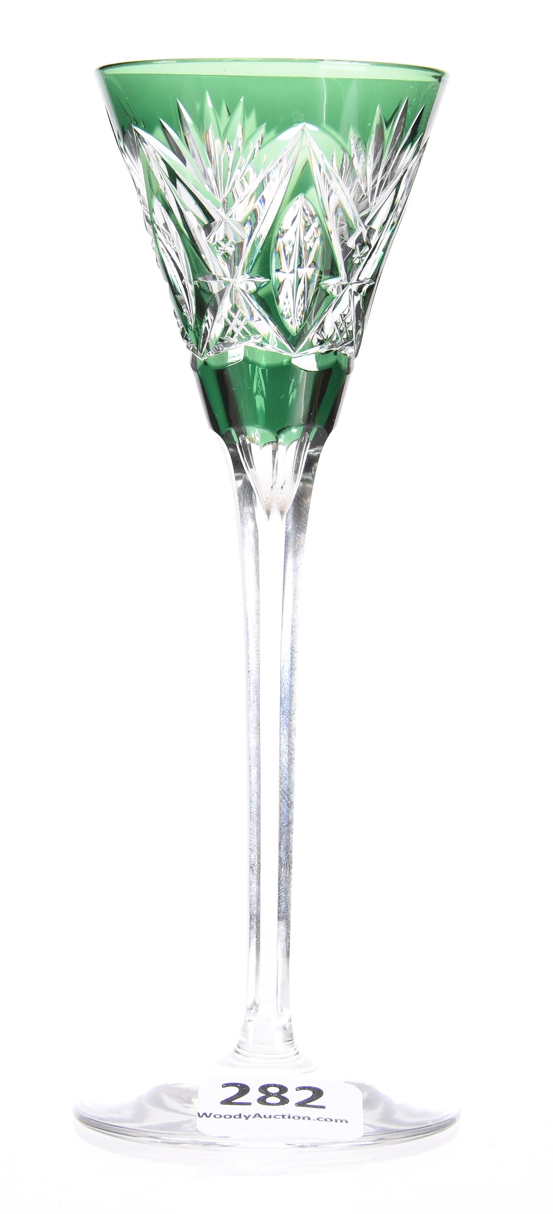 Cordial stem by Val St. Lambert, BPCG design 3247/17 (1 of 3)