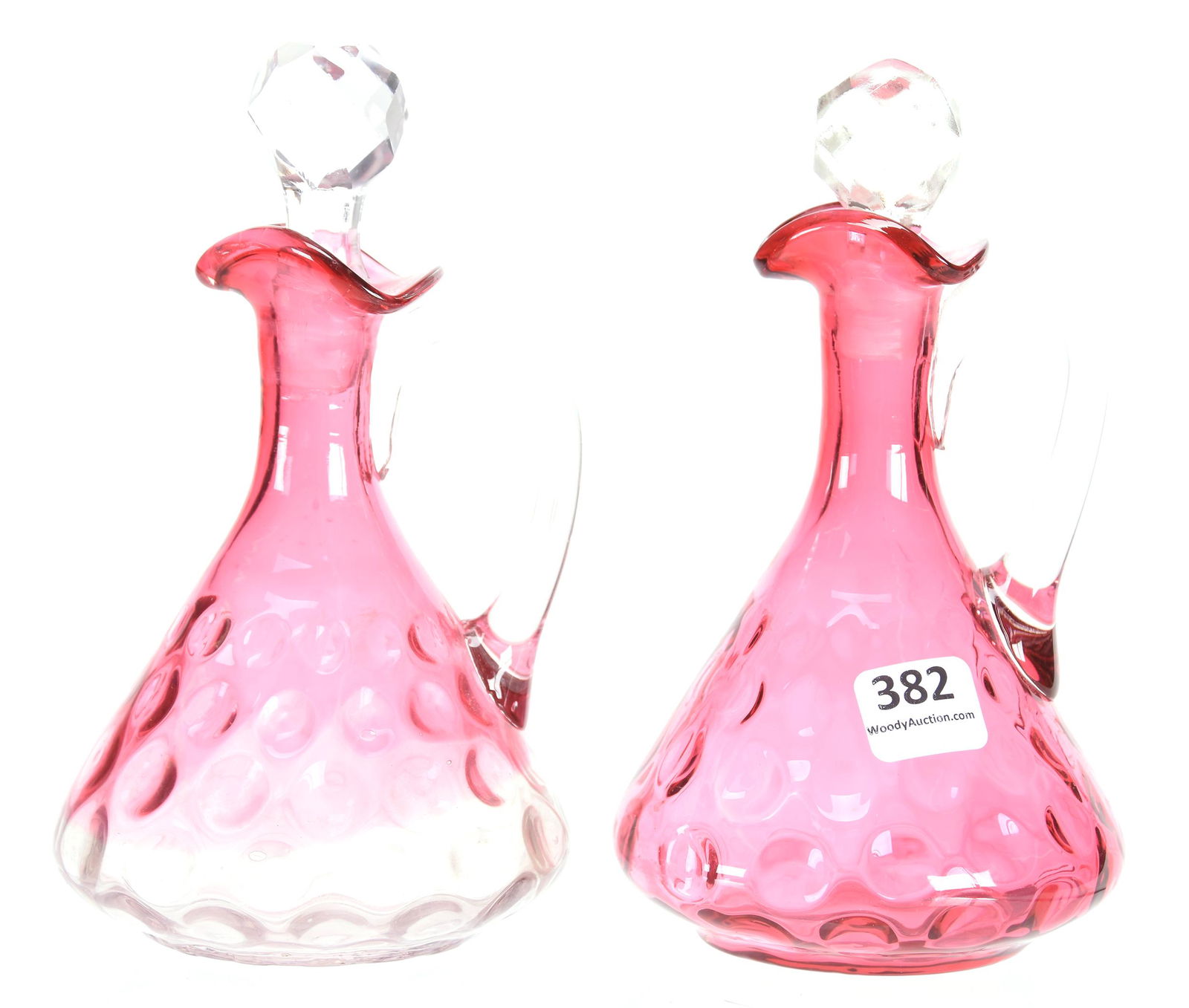 (2) Cruets, coinspot pattern (1 of 3)