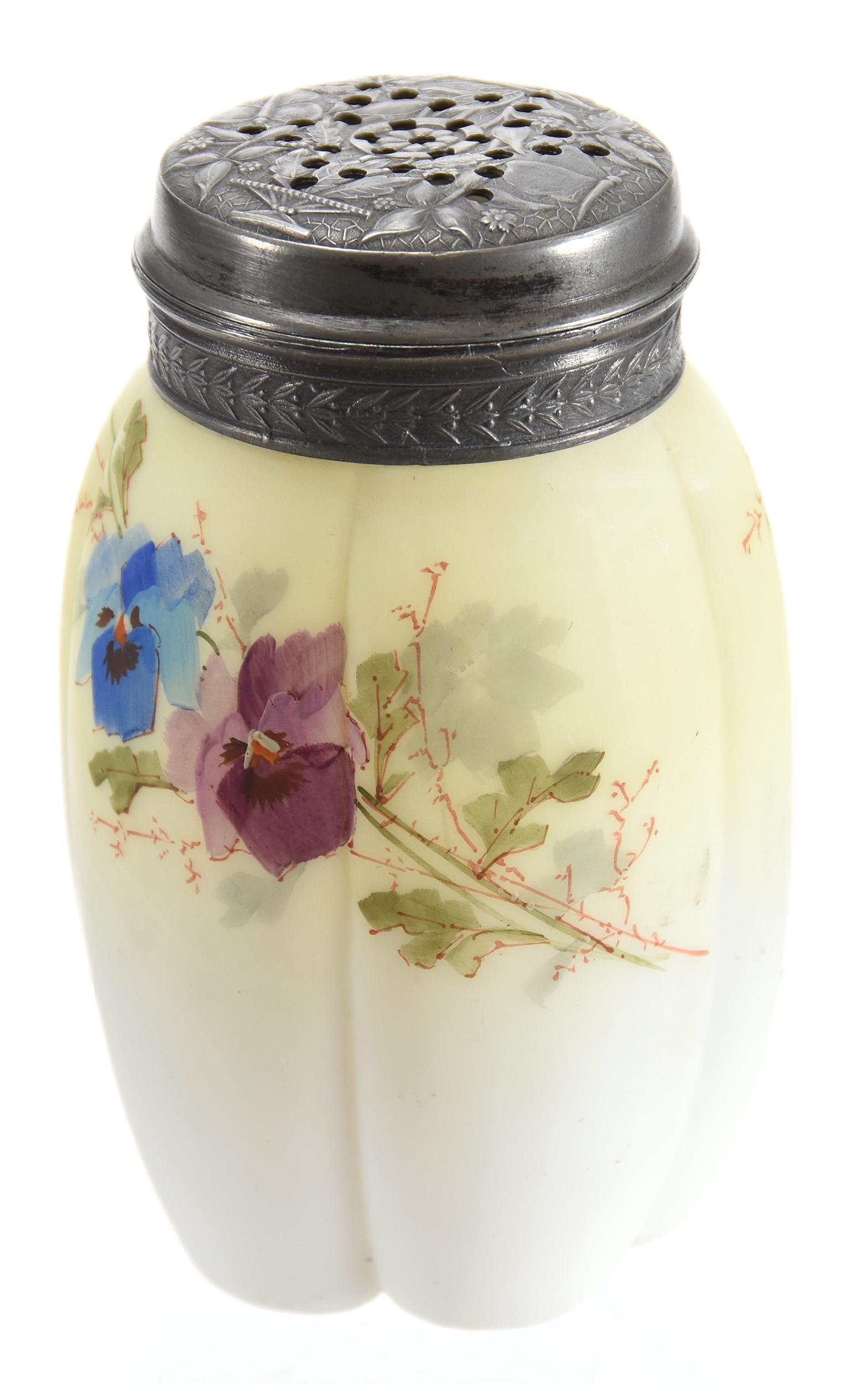 Sugar shaker, Mt. Washington tall melon shape (1 of 3)