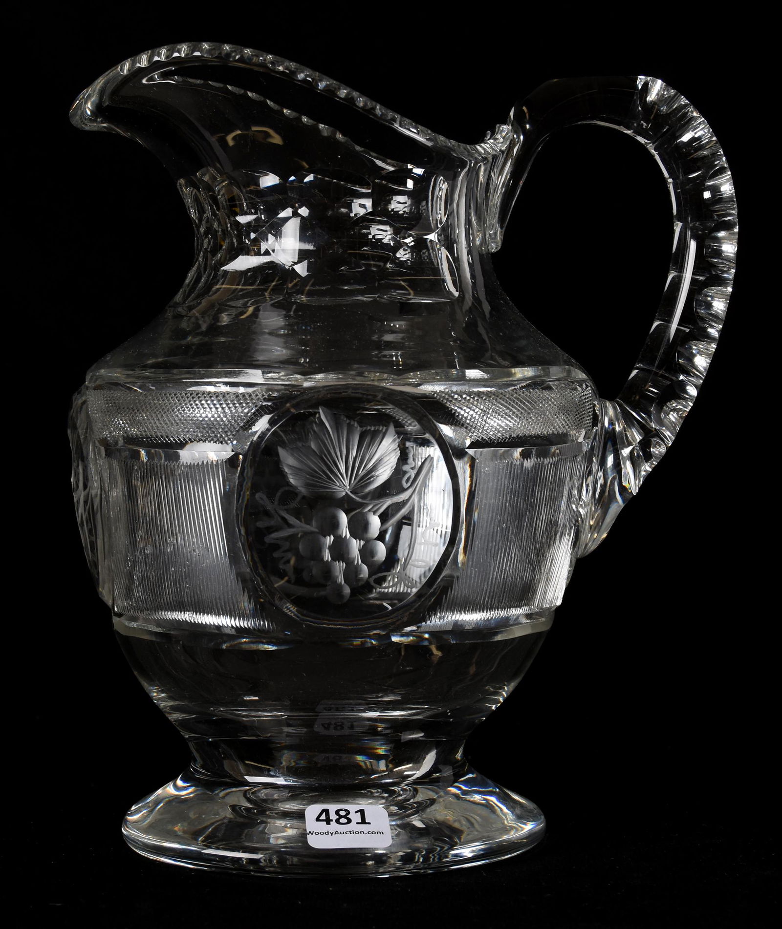 Water pitcher, signed Tuthill, ABCG (1 of 3)