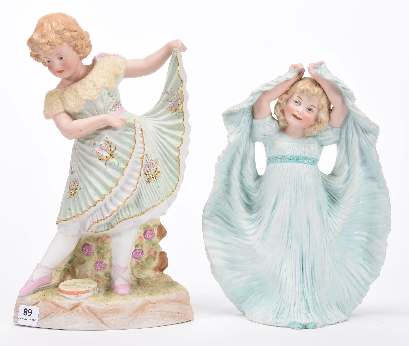 (2) German Heubach Bisque Figurines, Marked Feb 15, 2020 Woody