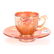 Cup & Saucer, Carnival Glass Kittens By Fenton