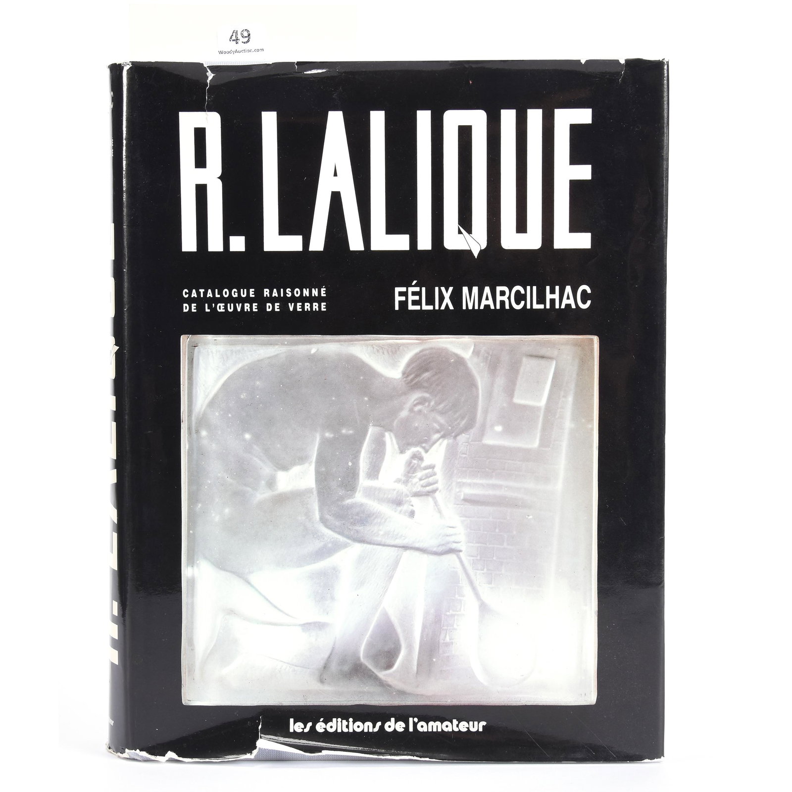 Book: R. Lalique By Felix Marcilhac, 1989 Paris: Book: R. Lalique by Felix Marcilhac, 1989 Paris, French Language, 1,047 Pages, Dust Jacket has some Tears on Edge, Overall in Good Condition, from the estate of Ronald W. Prielipp PHD, Salina, KS. Ron