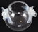 Vase Signed Lalique France, Orchidee Pattern - 3