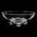 Footed Bowl, Clear Crystal Signed Steuben