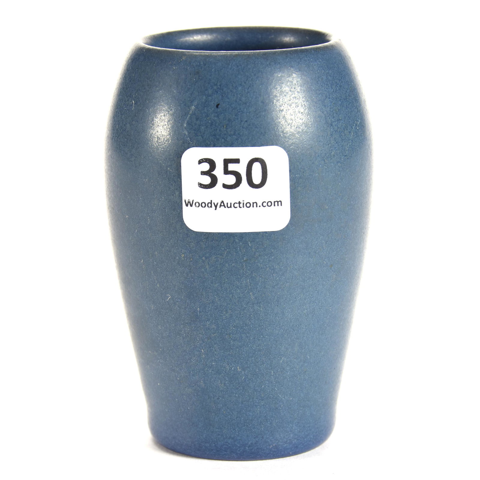 Marblehead Signed Art Pottery Miniature Vase: Marblehead Signed Art Pottery Miniature Vase, 3.5" x 2.25", Midnight Blue Finish, from the estate of Ronald W. Prielipp PHD, Salina, KS. Ron was a professor of mathematics at Bethany College, Lindsbor