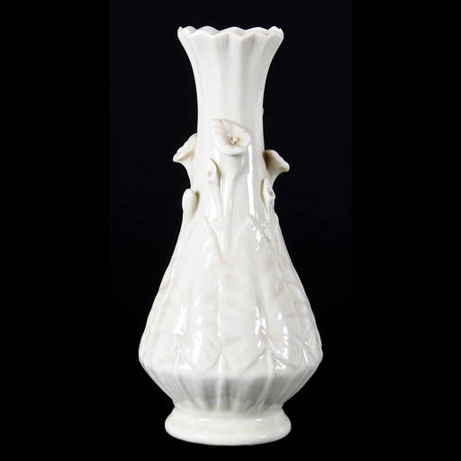 Irish Belleek Black Mark Lily Vase