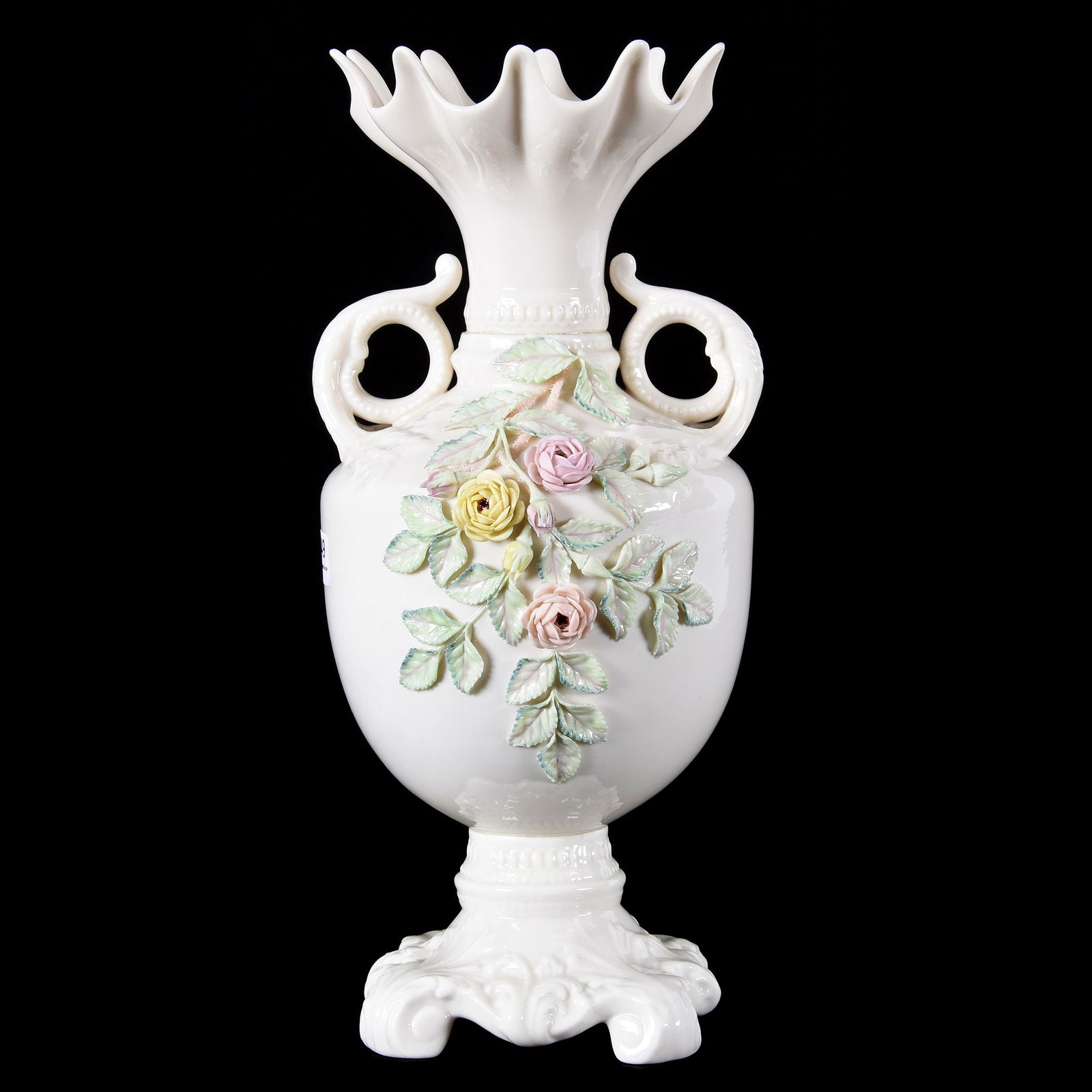 Rose Island Vase, Irish Belleek Green Mark May 30, 2020 Woody