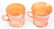 (2) Carnival Glass Mugs, Marigold - 2