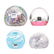 (4) Paperweights, Murano Glass, Paper Labels