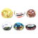 (6) Paperweights, Sizes From 3.5" To 2.75" Diameter