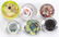 (6) Paperweights, Sizes From 3.5" To 2.75" Diameter - 3