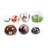 (7) Paperweights, Assorted Art Glass