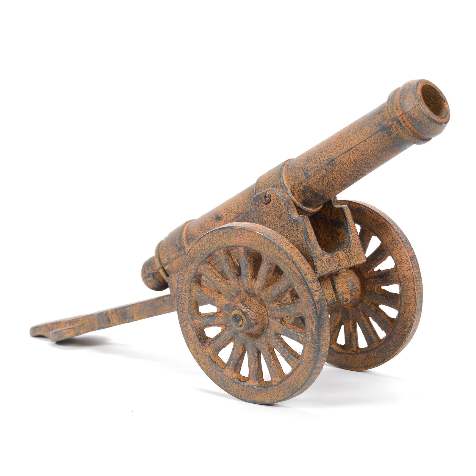 Cast Iron Cannon Doorstop: Cast Iron Cannon Doorstop, 9" X 17", Unknown Age; the Collection of Mrs. R. and the Late Dr. S. Alexander.