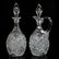 Pair Decanters, American Brilliant Cut Glass