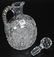 Handled Decanter, American Brilliant Cut Glass - 2