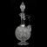 Pedestal Decanter, American Brilliant Cut Glass