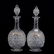 Pair Decanters, American Brilliant Cut Glass