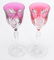 (2) Wine Stems, BPCG, Color Cut to Clear - 2