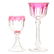 (2) Wine Stems, BPCG, Color Cut to Clear