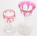 (2) Wine Stems, BPCG, Color Cut to Clear - 2