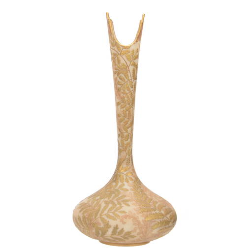 Vase, Unmarked Crown Milano Art Glass Oct 24, 2020 Woody Auction