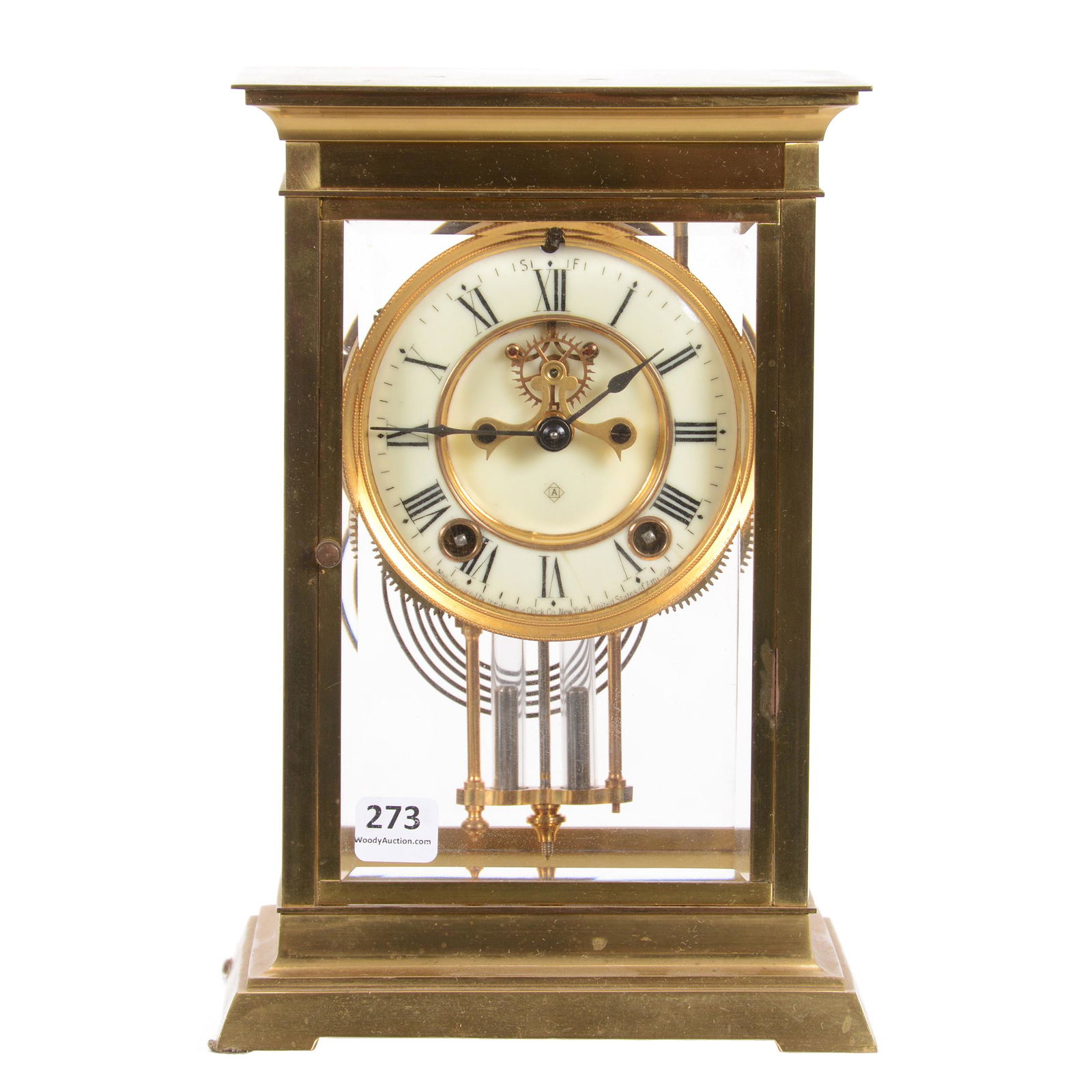 Ansonia Anniversary Clock, Open Escapement Oct 24, 2020 Woody