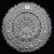 Round Tray, ABCG, Signed Tuthill Rex Pattern