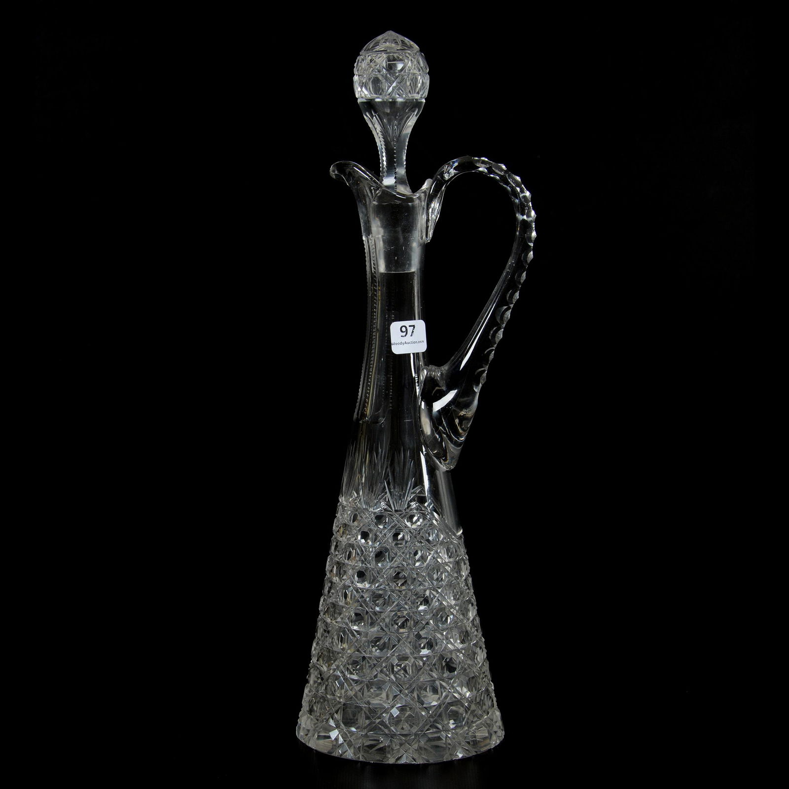 Decanter, Brilliant Period Cut Glass (1 of 3)