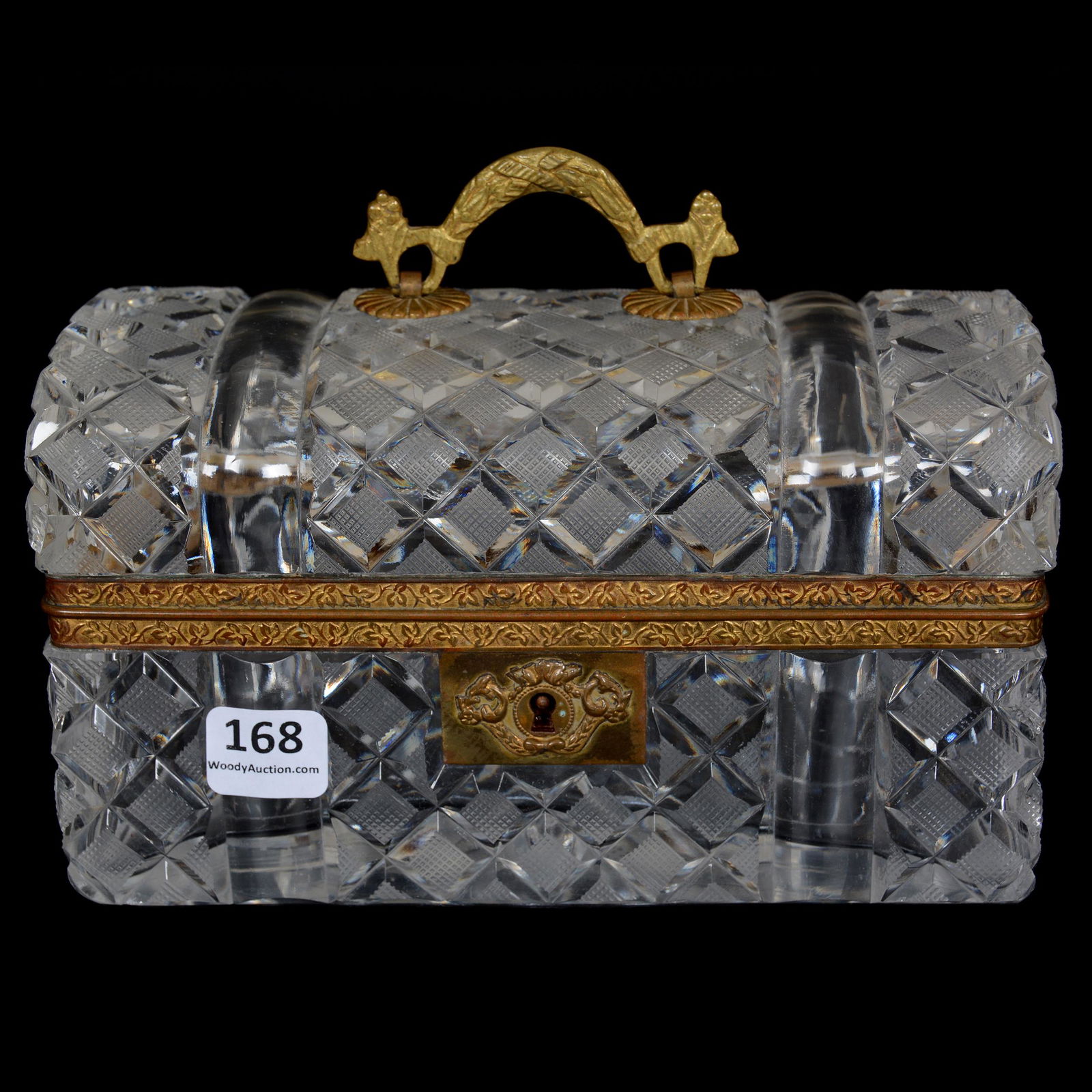 Casket Jewel Box, Cut Crystal (1 of 3)