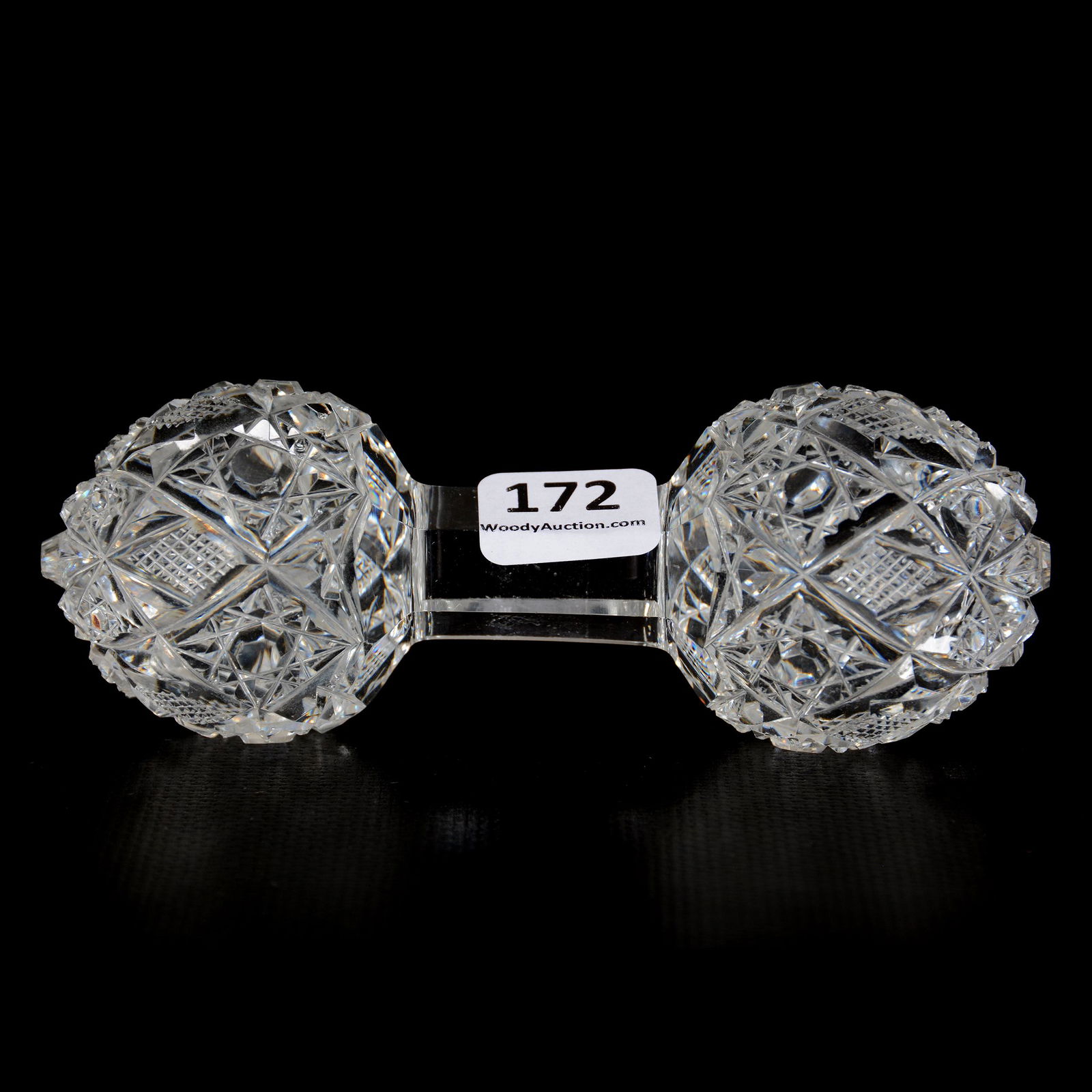 Knife Rest, American Brilliant Cut Glass, Pattern #1 by (1 of 2)