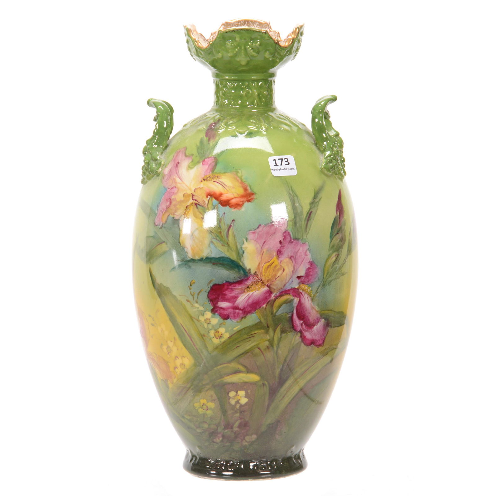 Vase, Two Handles, Marked Royal Bonn (1 of 3)