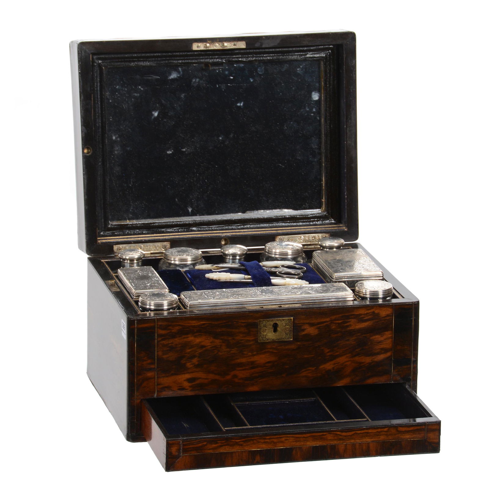 Original Travel Box, Coromandel Wood Veneer (1 of 8)