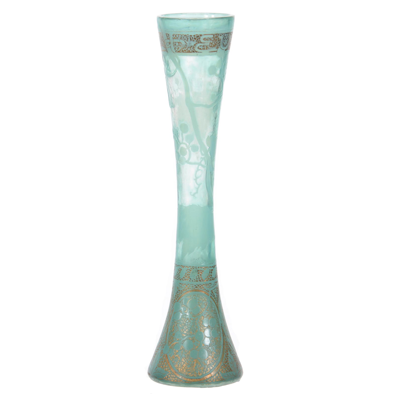 Vase Signed Emile Galle French Cameo Art Glass (1 of 5)