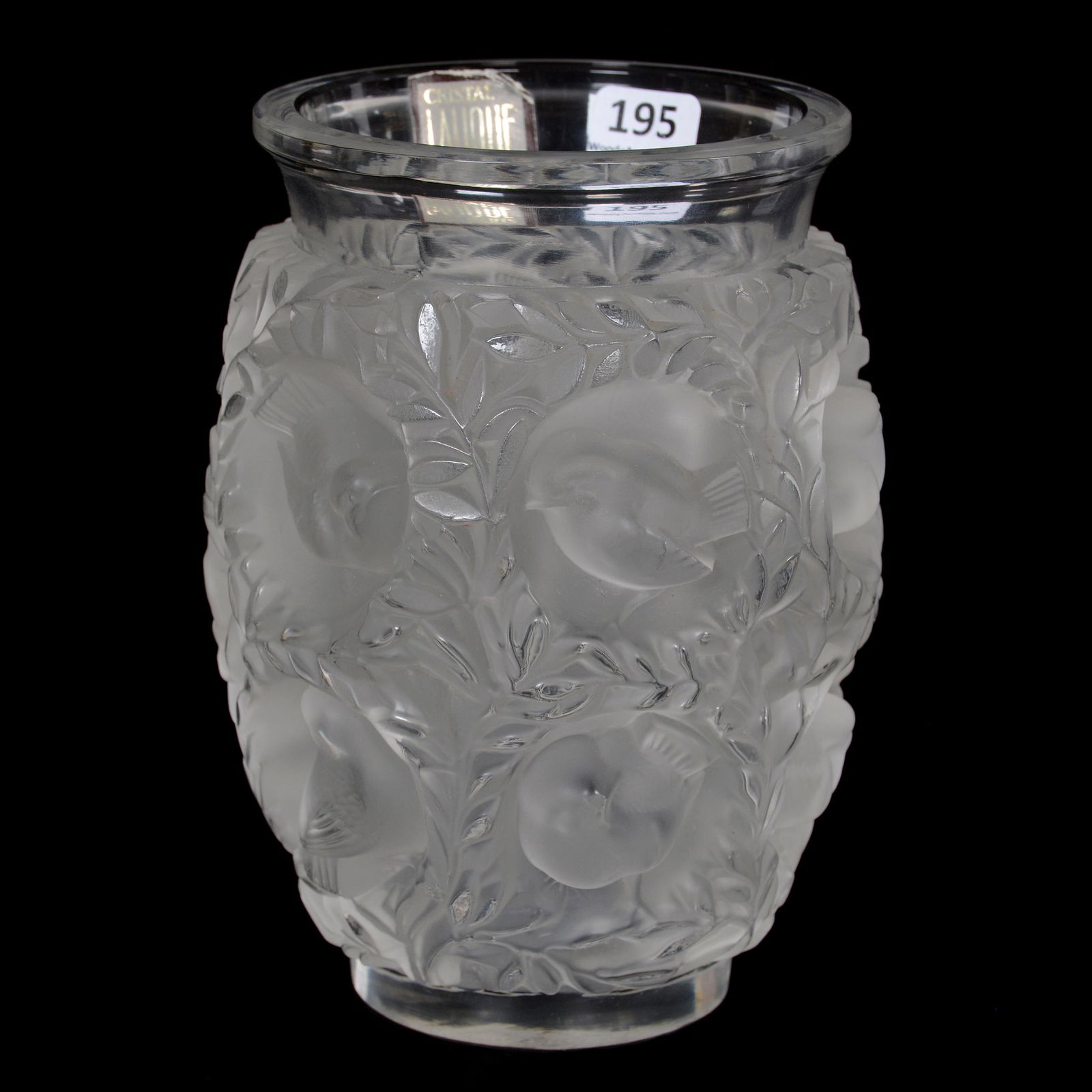 Vase Signed Lalique France, Bagatelle Pattern (1 of 3)