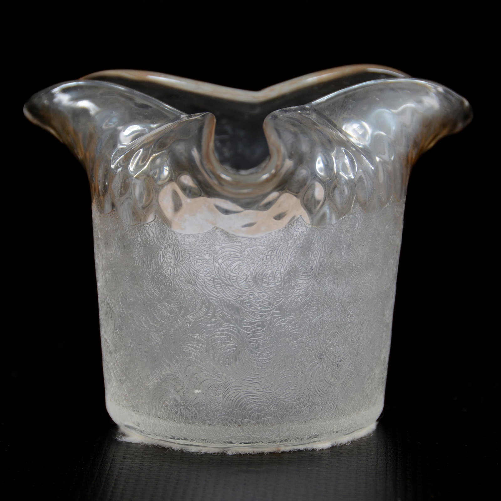 Toothpick Holder, New England Pomona Art Glass: Toothpick Holder, New England Pomona Art Glass, 2" x 2.75", First Run, The Doyle and Mary Jane Fair Collection, KS