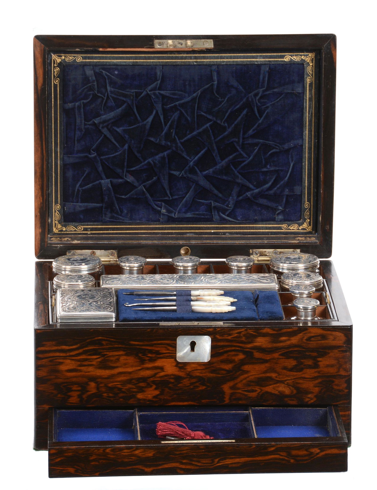 Original Travel Box, Coromandel Wood Veneer (1 of 8)