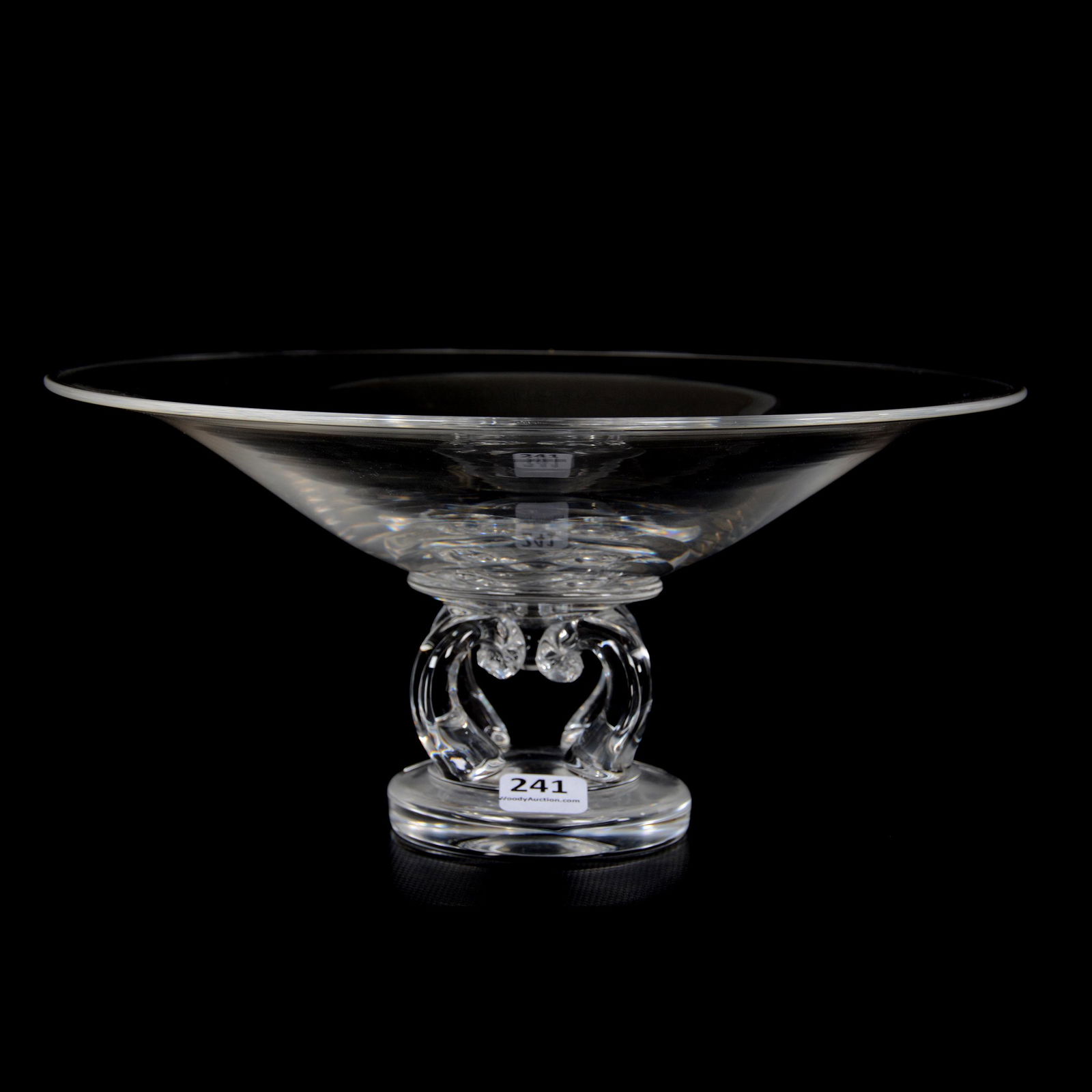 Compote Signed Steuben Clear Crystal (1 of 3)