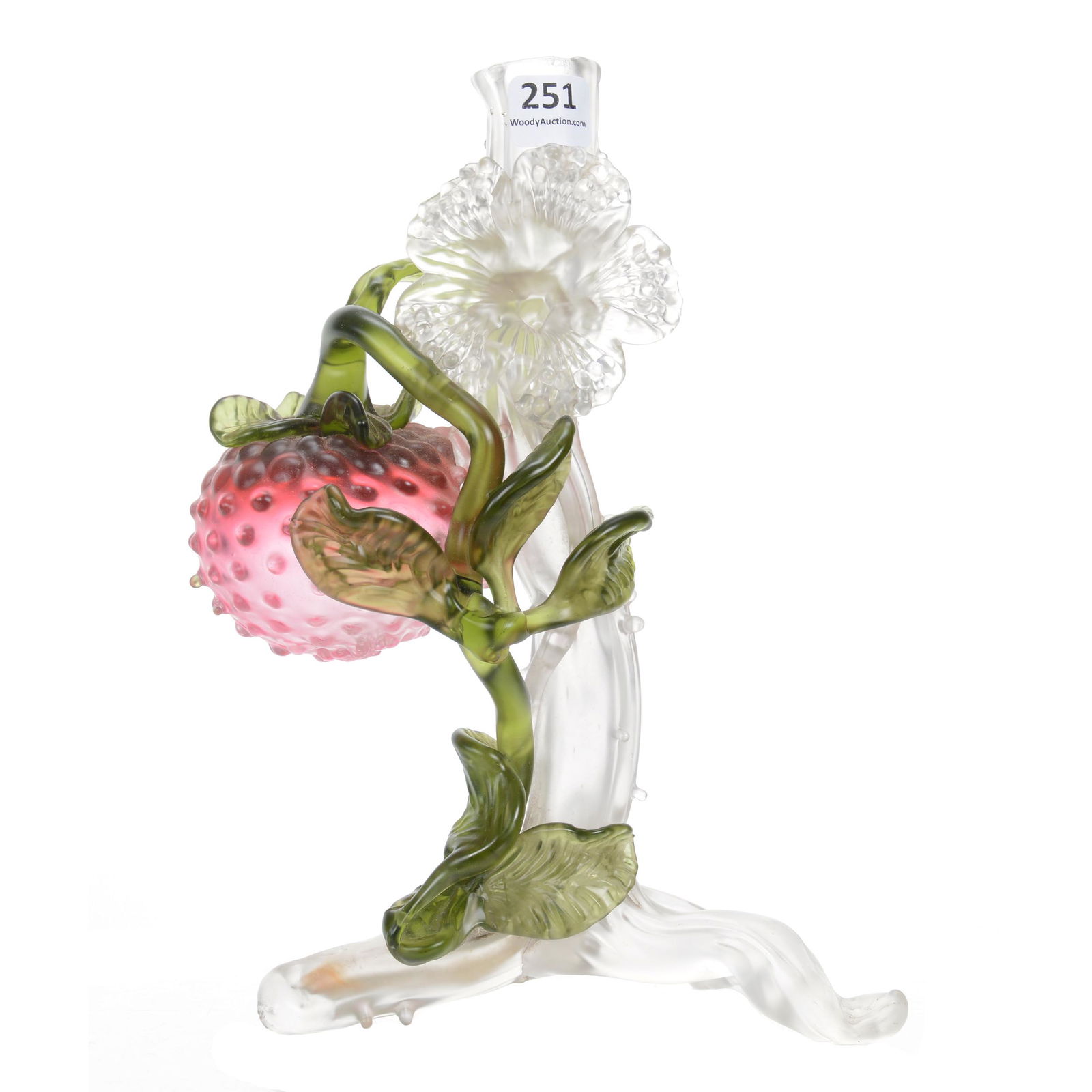 Figural Bud Vase, Art Glass (1 of 3)
