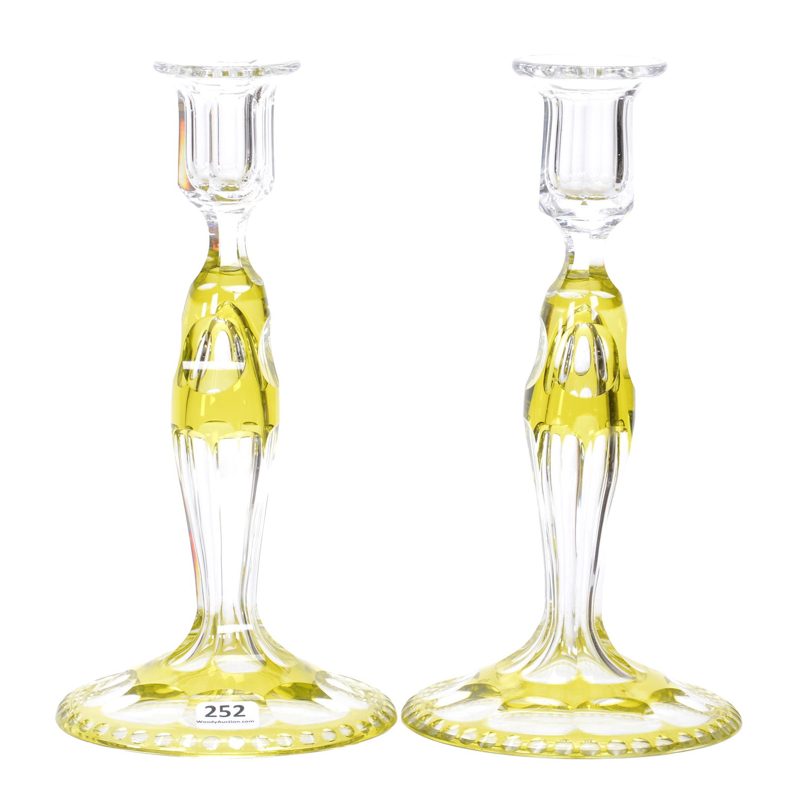 Pair Candlesticks Attributed to Val St. Lambert (1 of 3)