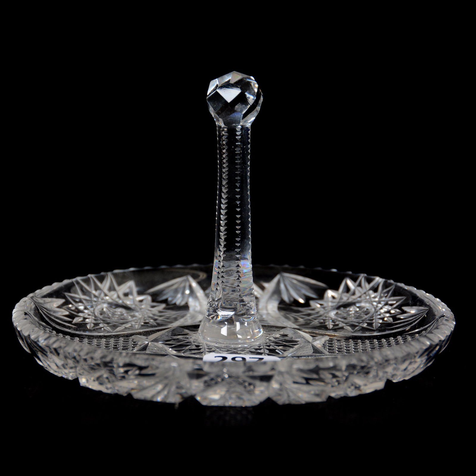 Stick Dish, American Brilliant Cut Glass (1 of 3)