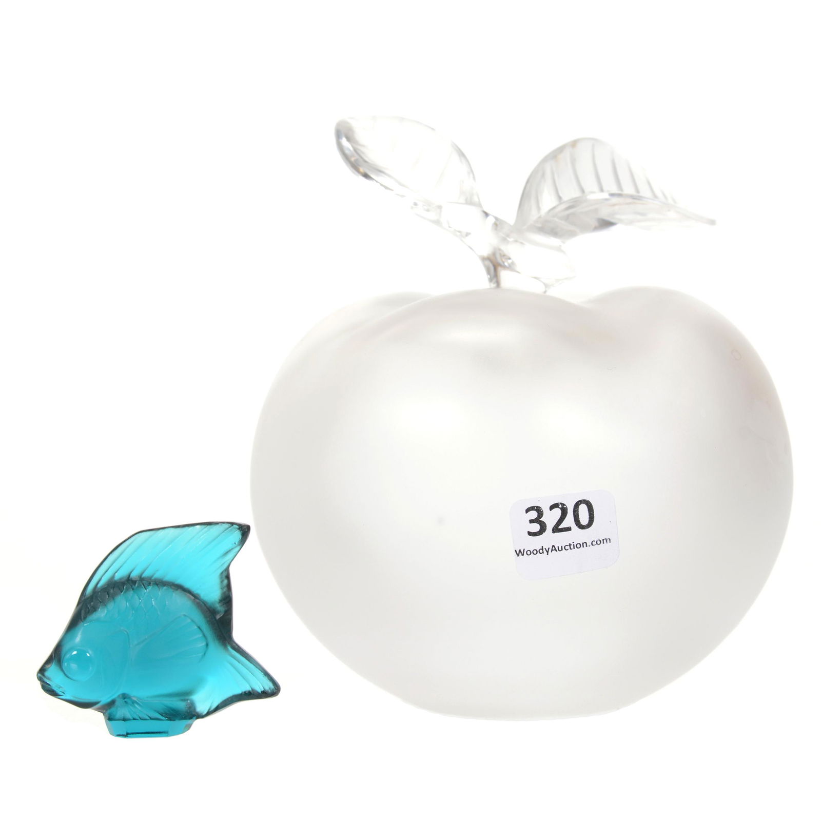 (2) Lalique Art Glass Items (1 of 4)