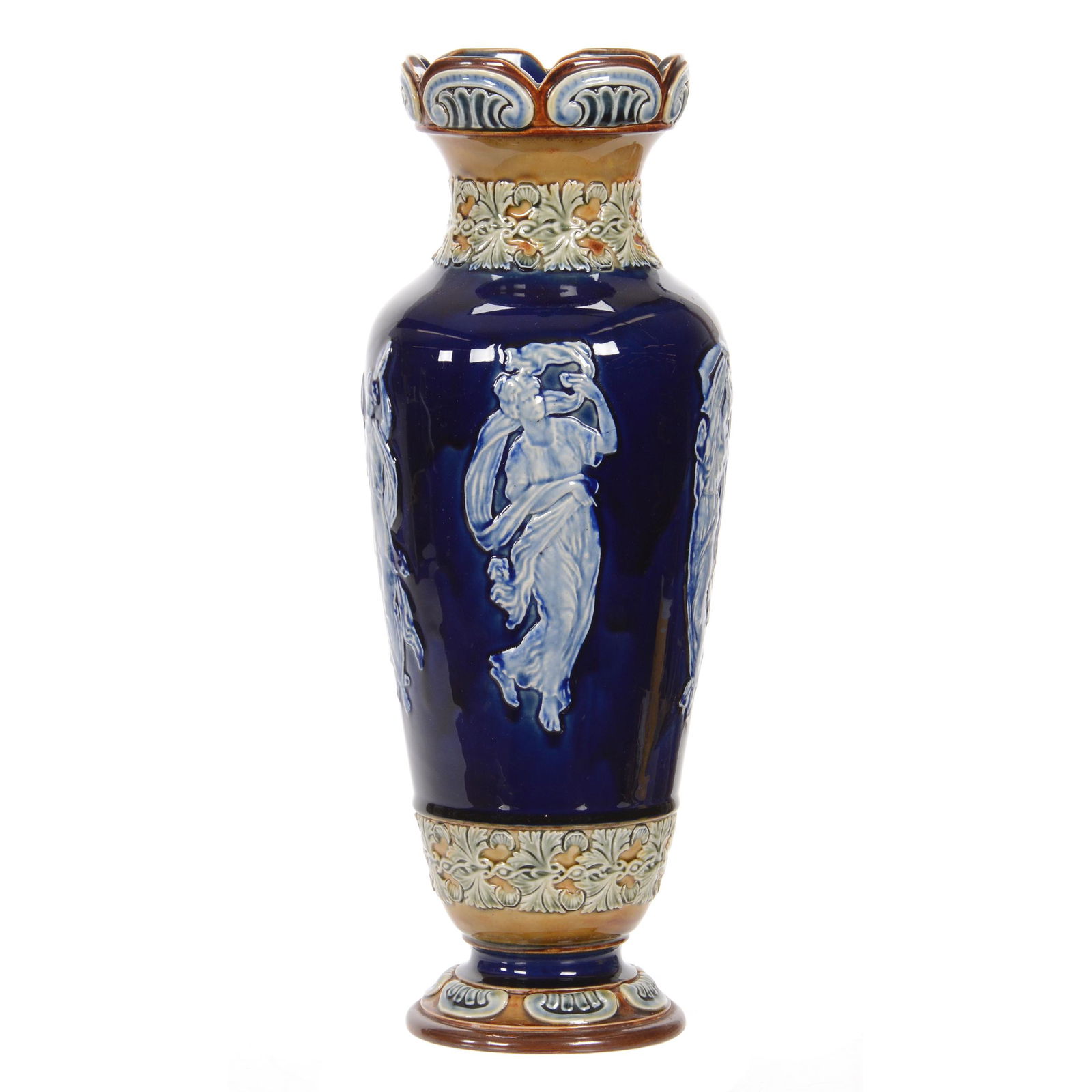 Pedestal Vase Marked Royal Doulton (1 of 4)