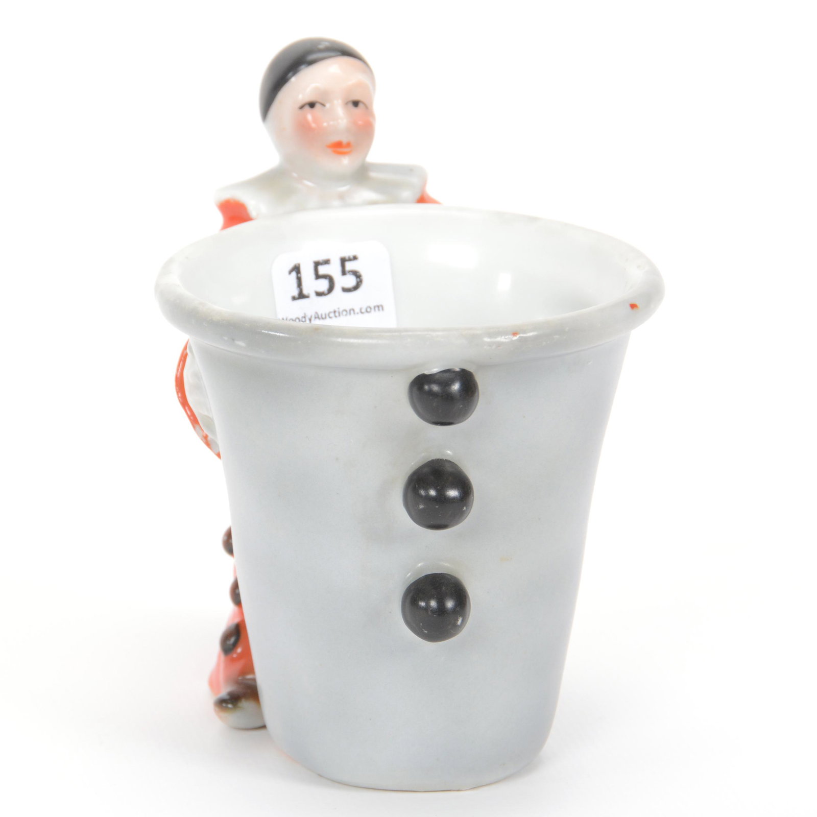 Mug Marked Royal Bayreuth, Red Clown: Mug Marked Royal Bayreuth, Red Clown, 4.5", Blue Mark, Described As Mug In McCaslin Book, Private Midwest Collection