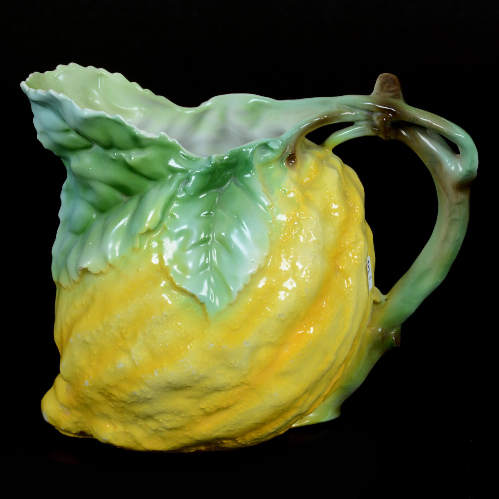 Lemonade Pitcher Marked Royal Bayreuth Lemon: Lemonade Pitcher Marked Royal Bayreuth Lemon, 7.75", Private Midwest Collection
