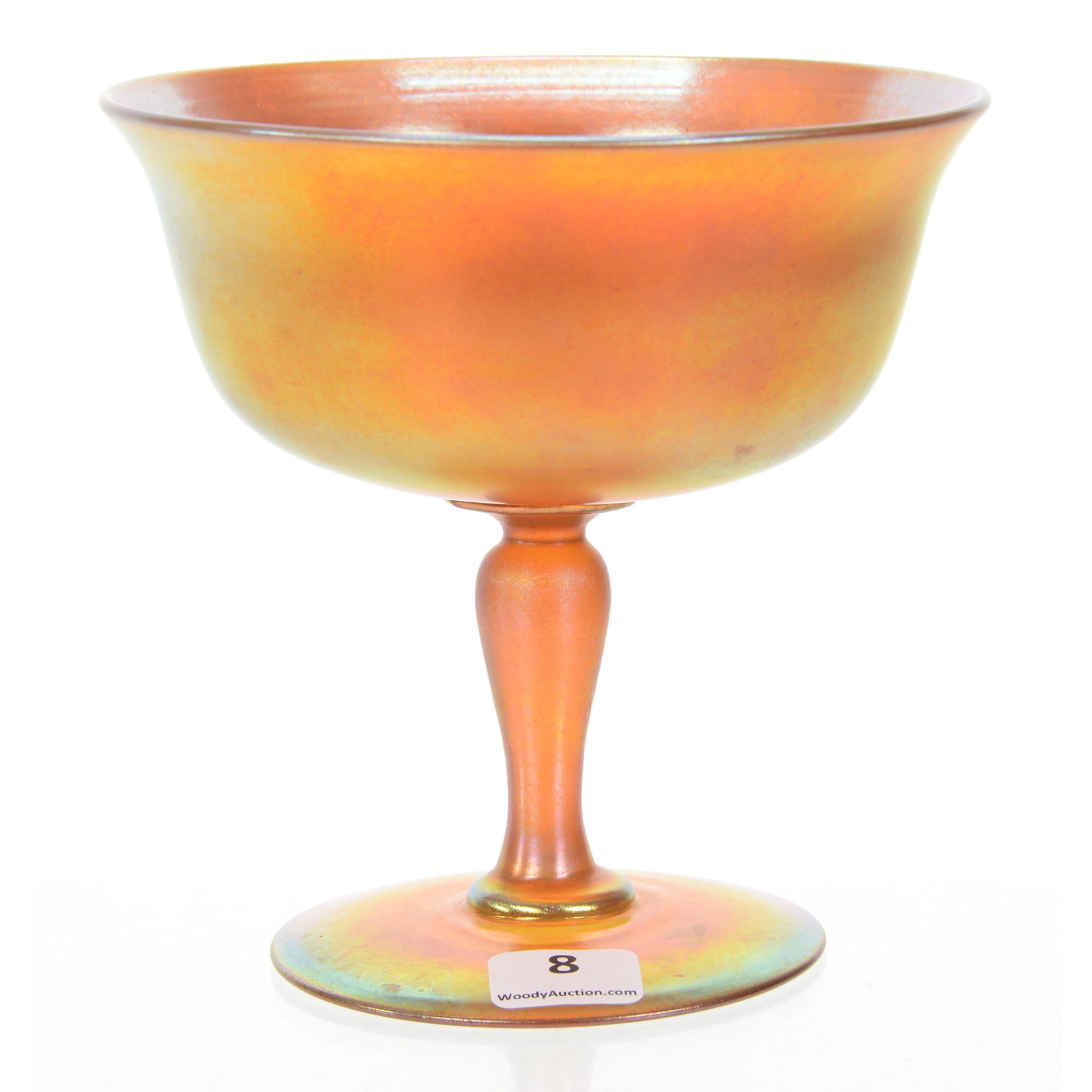 Compote Signed Aurene By Steuben Art Glass (1 of 3)