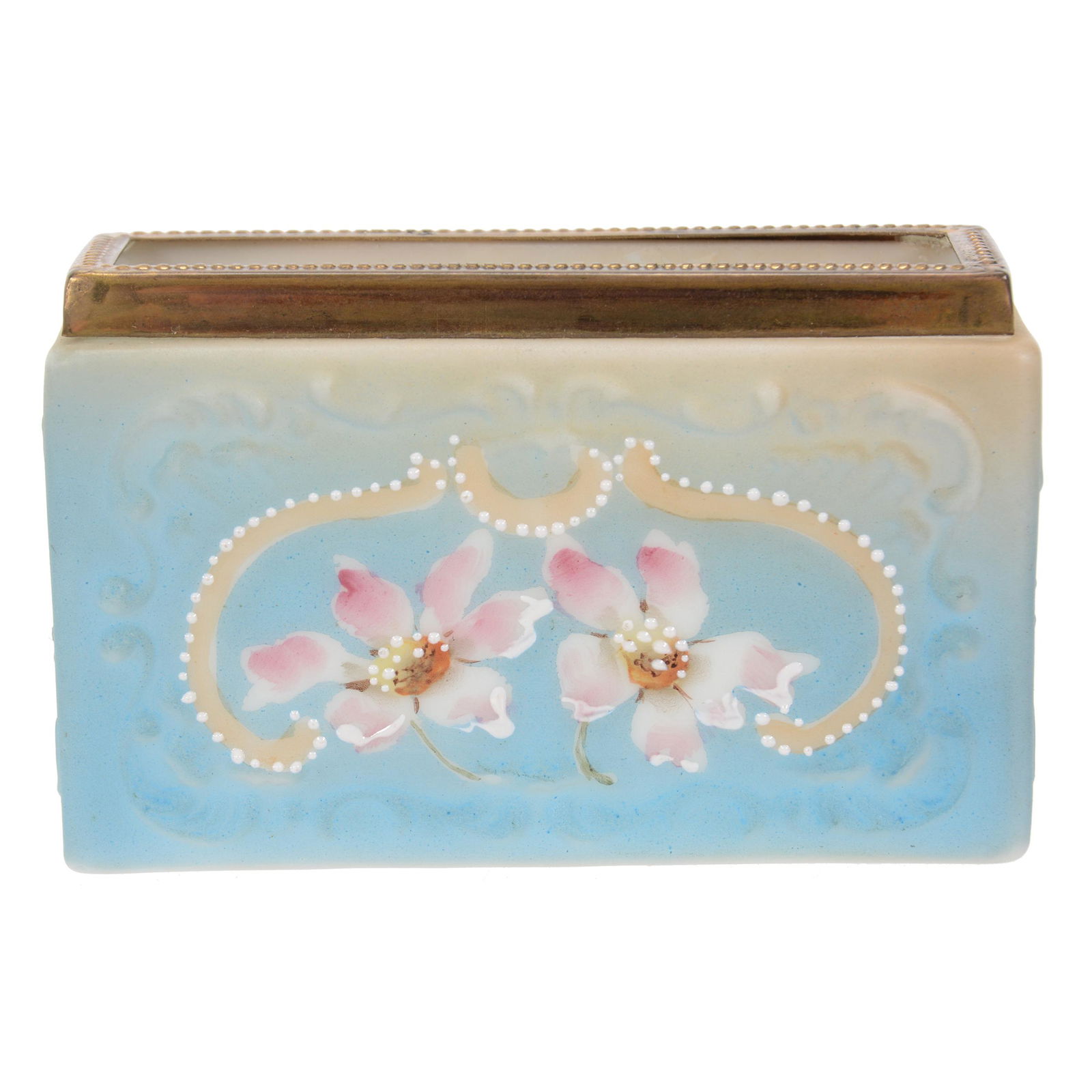 Playing Card Holder Marked Nakara Art Glass (1 of 3)