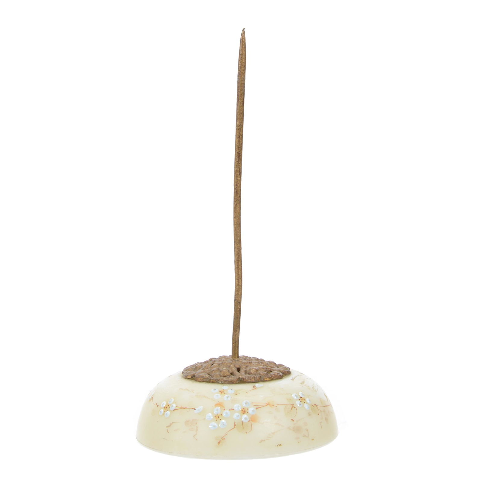 Receipt Holder, Unmarked Wave Crest Art Glass (1 of 3)