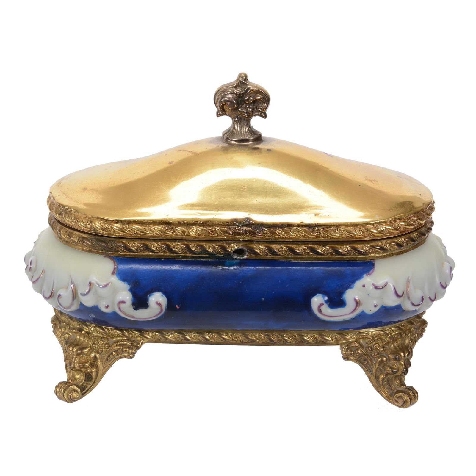 Oval Jewel Box, Wave Crest Stamp Mark (1 of 4)