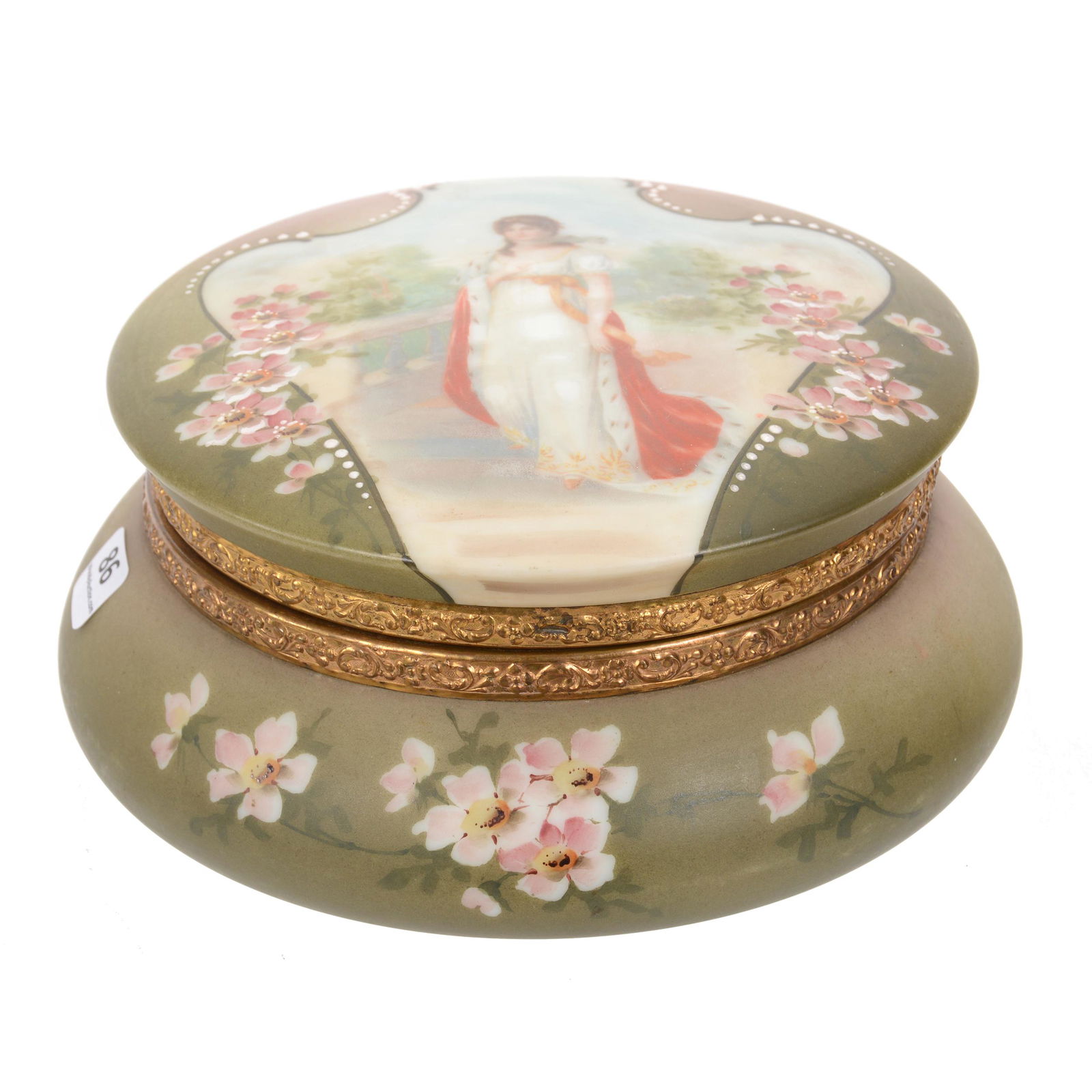 Dresser Box Marked Nakara Art Glass (1 of 5)